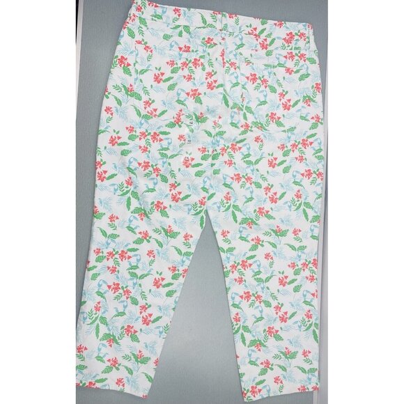 CHARTER CLUB BRISTOL CAPRI PANTS Tummy Slimming Size 14 - Picture 3 of 16